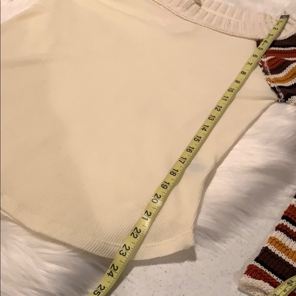 🆕 Altar’d State Thermal Top with sweater sleeves - Picture 8 of 12